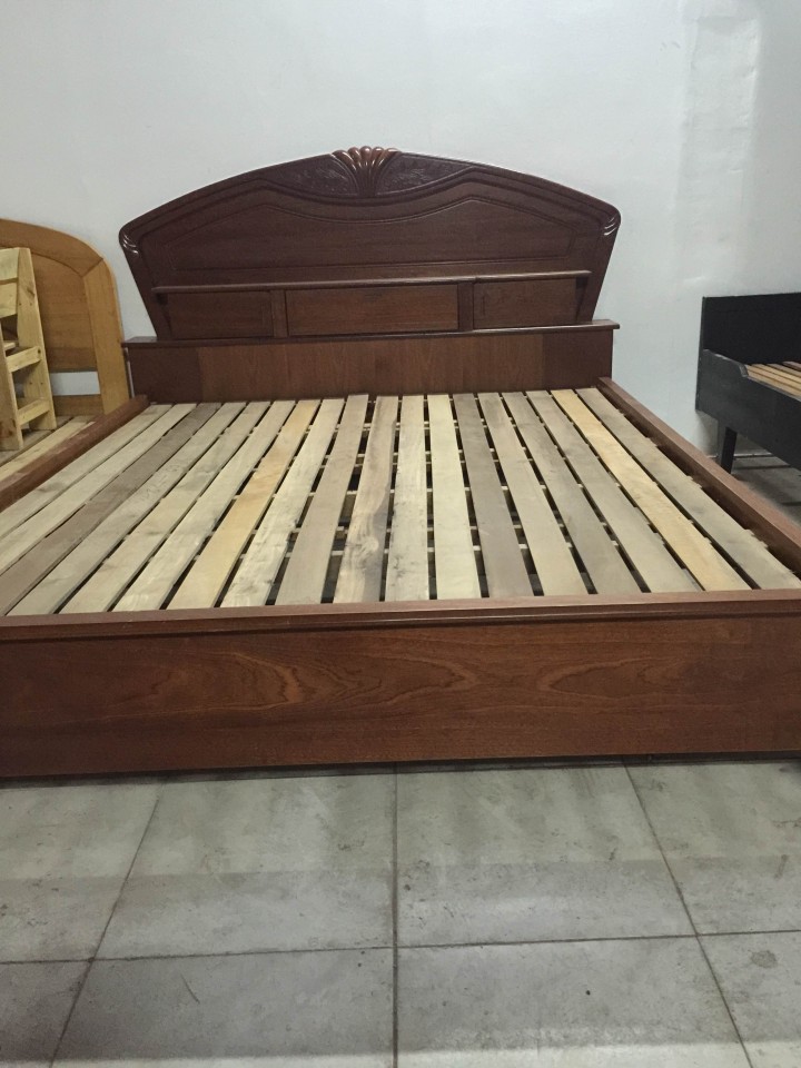 Thanh Lý Giường Cũ 1m6 Ván MDF M1